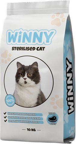 Winny Sterilised Cat 10kg ID999MARKET_5931620 фото
